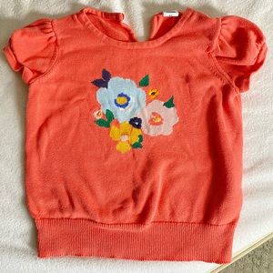 Janie and Jack sweater shirt for girls. Size 2T